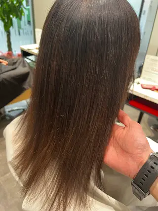 セミロング 福田 秀好のヘアスタイル