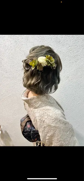 ショート カラー ヘアアレンジ PALETTE(パレット)所属・SHIORI💜口コ ミNo.1艶カラーのヘアスタイル