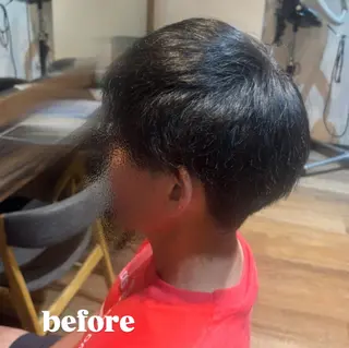 ショート メンズ 🌙透明感カラー／ 丁寧施術｜松本のヘアスタイル