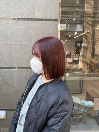 ショート 透明感/艶カラー/ ゆな🫧のヘアスタイル