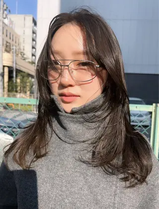 セミロング BROUN®所属・江坂/レイヤー/ボブ nacaのヘアスタイル