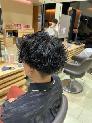 パーマ メンズ メンズカット松戸/韓 国/メンズパーマ航太のヘアスタイル