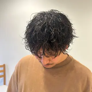 パーマ メンズ メンズパーマ専門店 【店長】⚜️イチカワのヘアスタイル