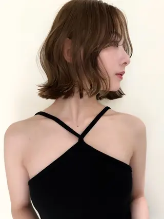 ショート 小顔ボブ jilblanカホのヘアスタイル