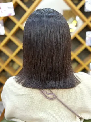 ミディアム 沖野 愛恵のヘアスタイル