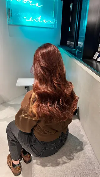 ロング カラー ロカリタ　河原町三条所属・🌐👽フクイ キララ🌎💎のヘアスタイル