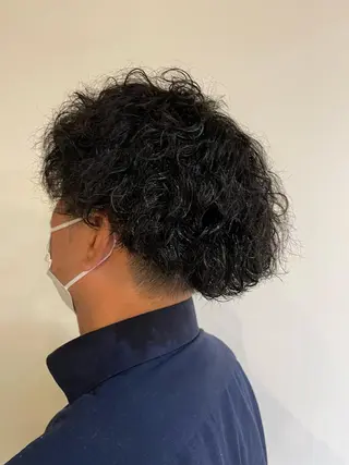 パーマ 大賀 チサトのヘアスタイル
