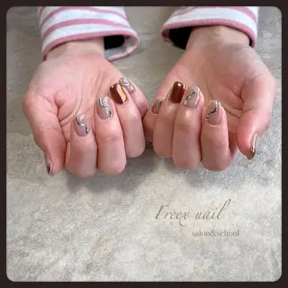 ネイル Freex nail所属・freex nail /ニュアンス/個性派のネイルデザイン