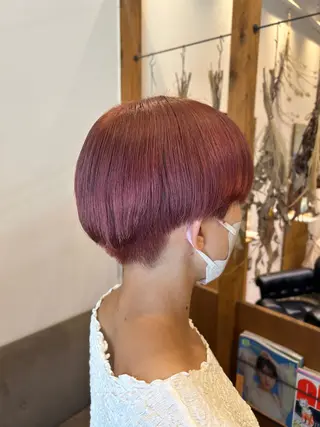 ショート カラー ‎🤍江坂 ハヤシアヤナ‎🤍のヘアスタイル