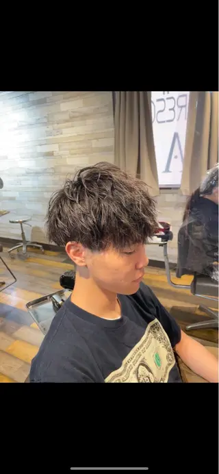 ショート パーマ メンズ SHUHEY💎 髪質改善✨のヘアスタイル