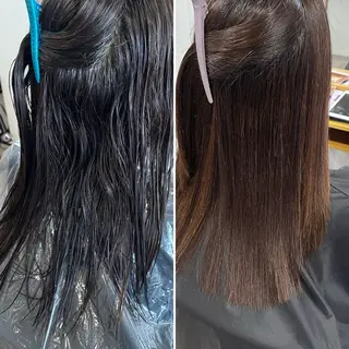 ロング affect 上大岡所属・《髪質改善・縮毛矯正 /ブリーチ》坂本爽のヘアスタイル