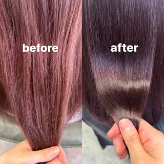 ロング カラー 縮毛矯正/艶髪カラー /パーマ/ひふみ🌱のヘアスタイル