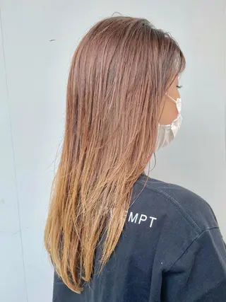 ロング もにか🌞原宿/渋谷 🌝ブリーチカラーのヘアスタイル