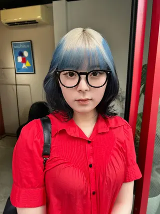 ミディアム カラー ナチュラル・ハイトー ン🏆HINOKIのヘアスタイル