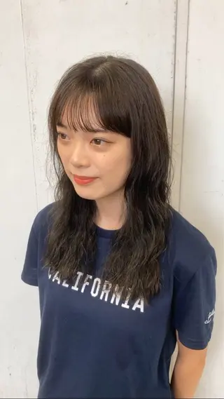 セミロング カラー DEUCE hair /ヒハルのヘアスタイル