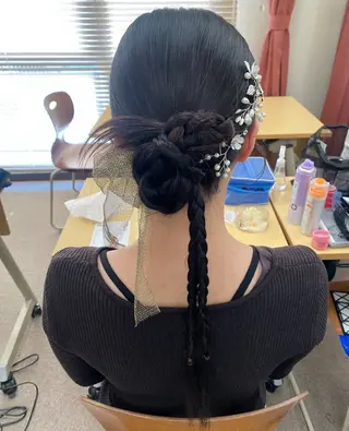 セミロング 🩰六本木 ヘアセット🌙あやののヘアスタイル