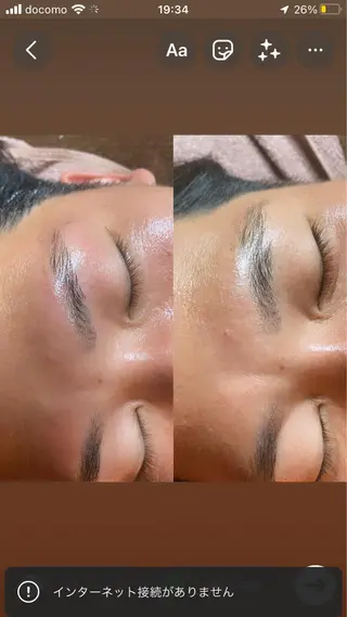 メンズ アイブロウ ponopipi 宇津木のエステ・リラクイメージ