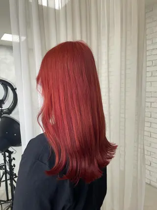 ロング カラー 艶ハイトーン👑♡ NATSUKIのヘアスタイル