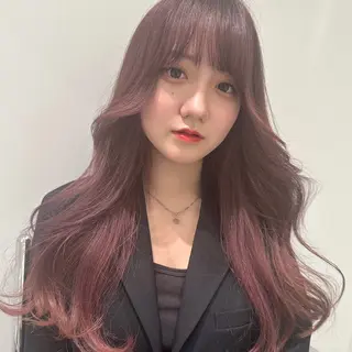 ロング 韓国スタイル🇰🇷 児島葉月のヘアスタイル