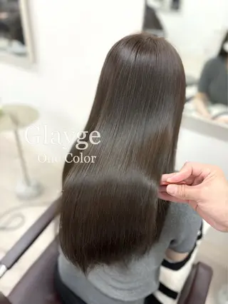 ロング カラー ヘアアレンジ 二ヶ月綺麗が続く デザイン/星野六三四のヘアスタイル