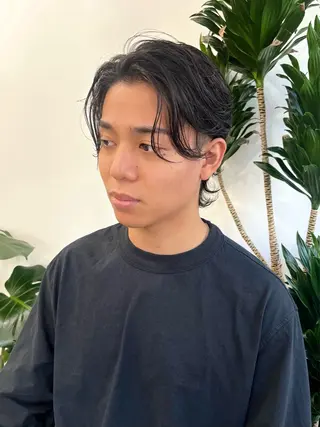 ショート カラー パーマ ヘアアレンジ メンズ 💎髪質改善特化💎 RUITOのヘアスタイル