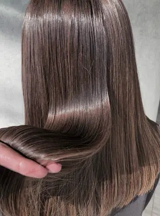 ロング カラー 髪質改善絹髪質感TR レイヤーカット/熊澤のヘアスタイル