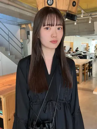 ロング juno所属・ボブ/パーマ/透明感 カラー　善方浩貴のヘアスタイル