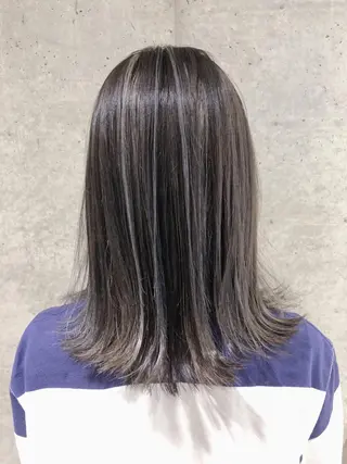 ミディアム カラー LA KING GINZA TOKYO所属・🧡ショートの達人 🧡SHOのヘアスタイル