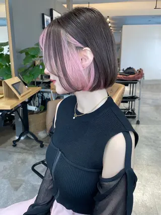 ショート カラー i'll.所属・i'll 未空のヘアスタイル