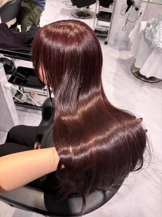 ロング カラー 表参道♡暗髪^ྀི 艶カラー♡アユミのヘアスタイル