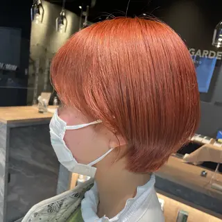 ショート 顔まわり/レイヤー/ 透明感/まいな🥨のヘアスタイル