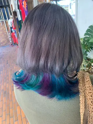 ミディアム カラー 【女性担当】 kanaのヘアスタイル