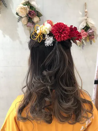 ロング ヘアアレンジ 🩵ANELA東口 齋藤琴音💚のマツエク・マツパデザイン