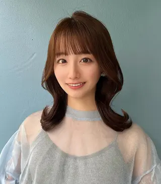 ロング 韓国/髪質改善💘 櫻井かれんのヘアスタイル