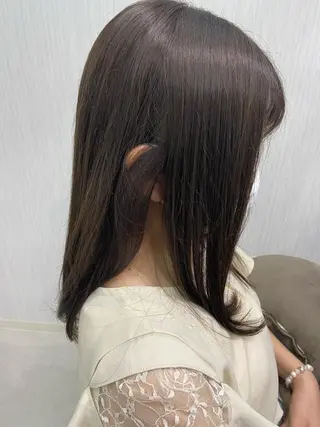 セミロング カットパーマ✂️ 小坂田玲亜のヘアスタイル