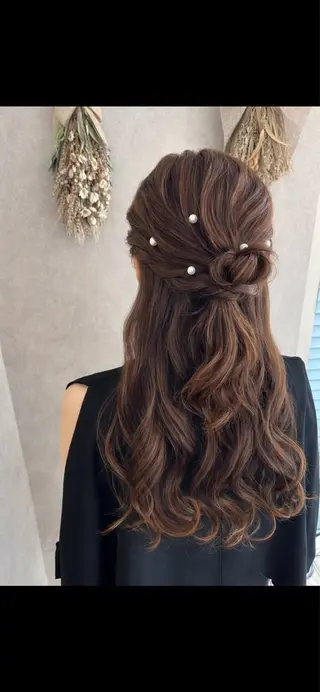 ロング ヘアアレンジ mel  by graff所属・SETSU🌟 大阪/ブリーチ🌟のヘアスタイル