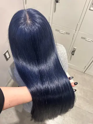 ロング カラー パーマ ヘアアレンジ 💎韓国/ レイヤー カット/ 暖色🫧のヘアスタイル