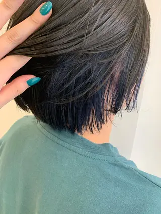 ショート カラー 半個室サロン/透明感 /艶髪♡岸上 温♡のヘアスタイル