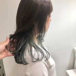セミロング ＨＩ ROのヘアスタイル