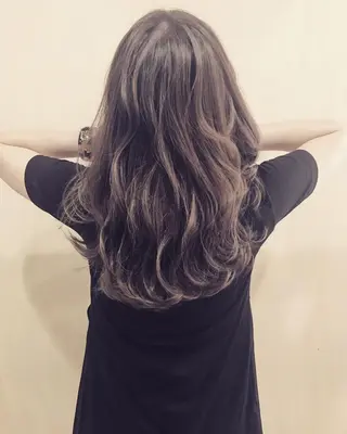 ロング カラー 指名支持率NO.1 スタイリストのヘアスタイル