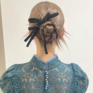 ヘアアレンジ 🏳️‍⚧️艶カラー /アレンジ🎀くるみのヘアスタイル