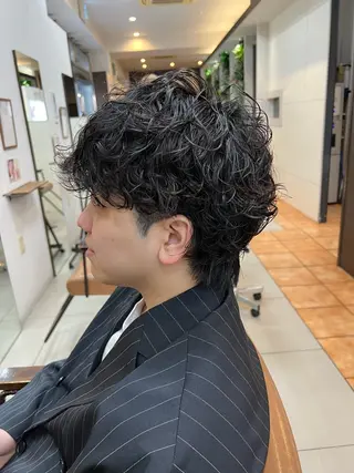 パーマ メンズ メンズパーマ/カット /森本翔大のヘアスタイル