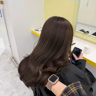 セミロング カラー ヘアアレンジ 🎀Girly艶髪カ ラー🎀Harukaのヘアスタイル