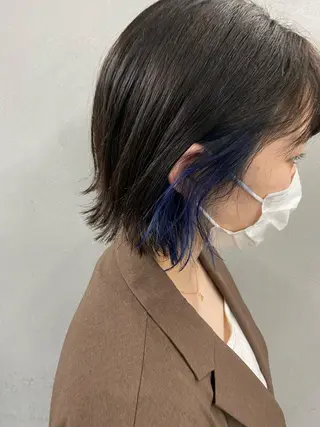 ショート カラー メンズ/ダブルカラー /パーマ/来栖慧💈のヘアスタイル