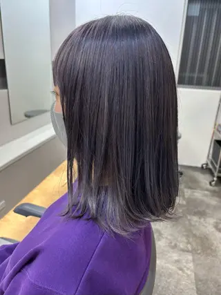 ミディアム カラー ネモト ユイ / fit standのヘアスタイル