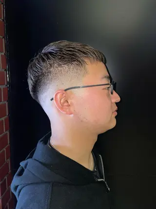 メンズ スパイキーパーマ 柏NO1 藤本葉のヘアスタイル