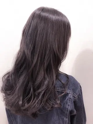 セミロング カラー 土谷 敦郎のヘアスタイル