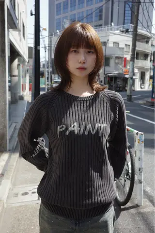 ミディアム NERO 松井 隆人のヘアスタイル