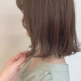 ショート 透明感/オリーブ/ グレージュ/YUKAのヘアスタイル