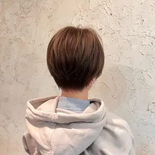 ショート ハイトーン×ショート /RINのヘアスタイル